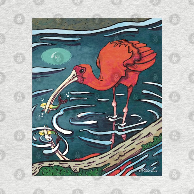Scarlet Ibis by RoseDesigns1995